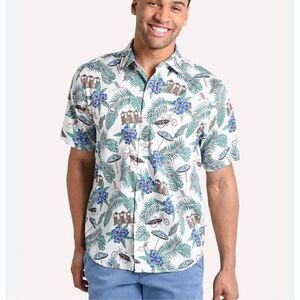 Tommy Bahama Cabana Club Camp Shirt Men’s Large Short Sleeve